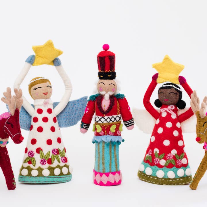 French Knot - Wholesale Ornament - Nutcracker Tree Topper - Ivan1