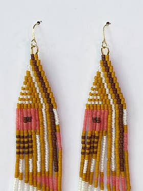 Geometrical Fringe Earrings for wholesale by uncommon milkweed