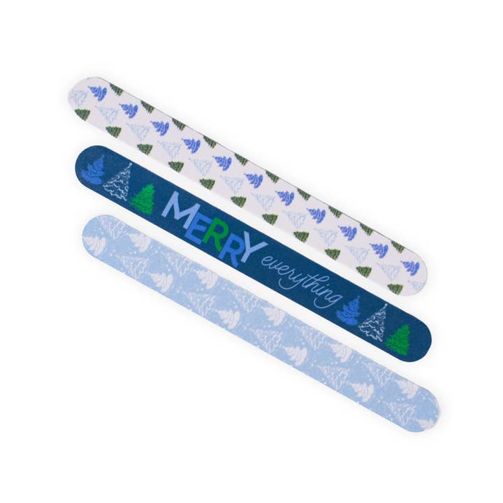 Winter Dreams Nail Files Navy/Light Palace 7x1x.16 Set of 3 for wholesale by The Royal Standard