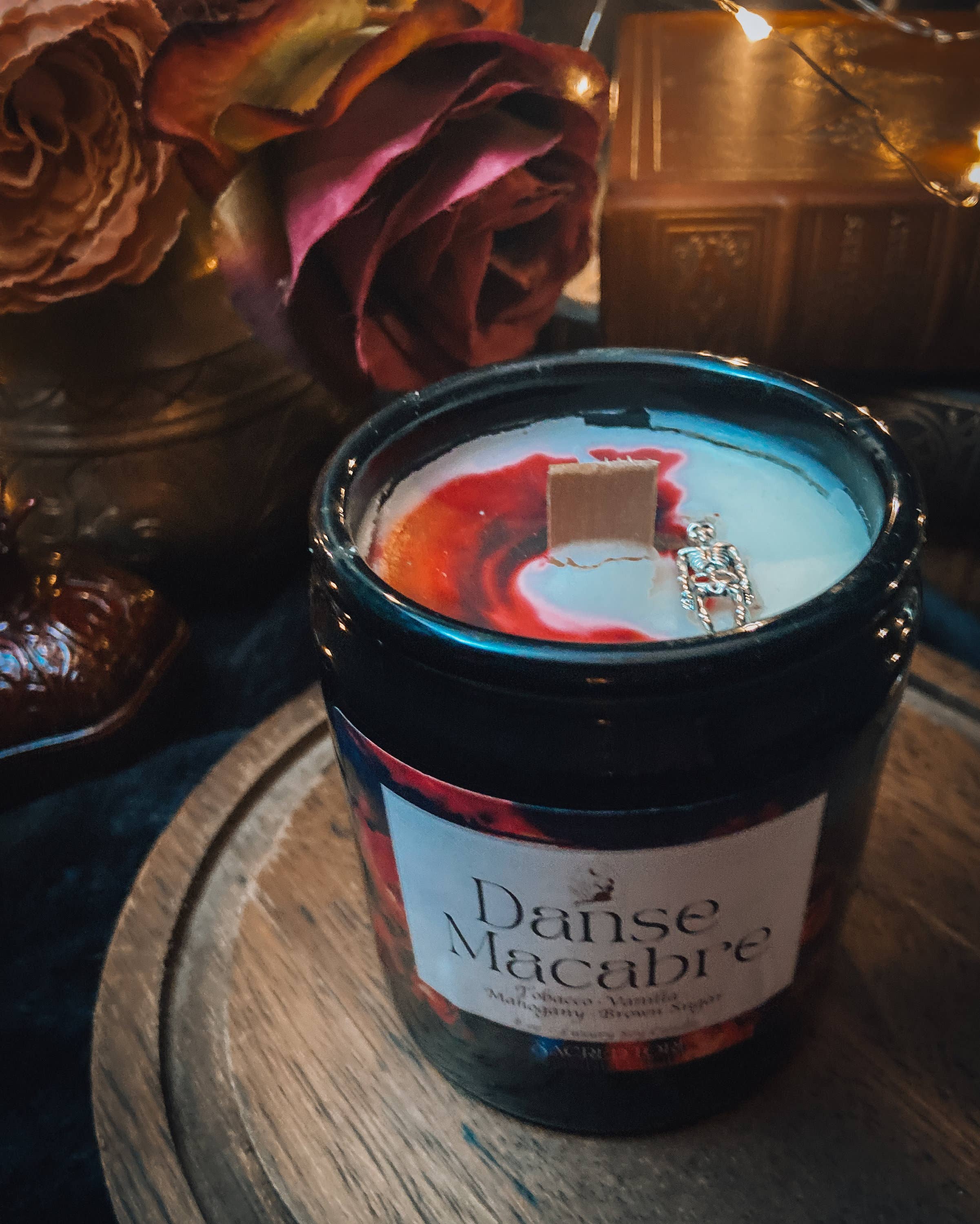 Sacred Lore - Wholesale Jar/Filled Candle - Witch Candle, Ritual Candle, Apothecary Jar, Danse Macabre7