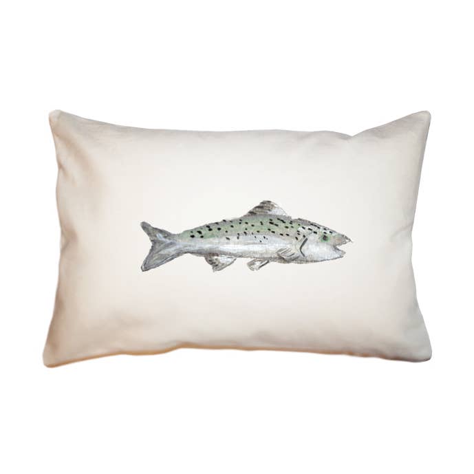 Lachsfarbenes großes rechteckiges Kissen für den Großhandel von Tina Labadini Designs