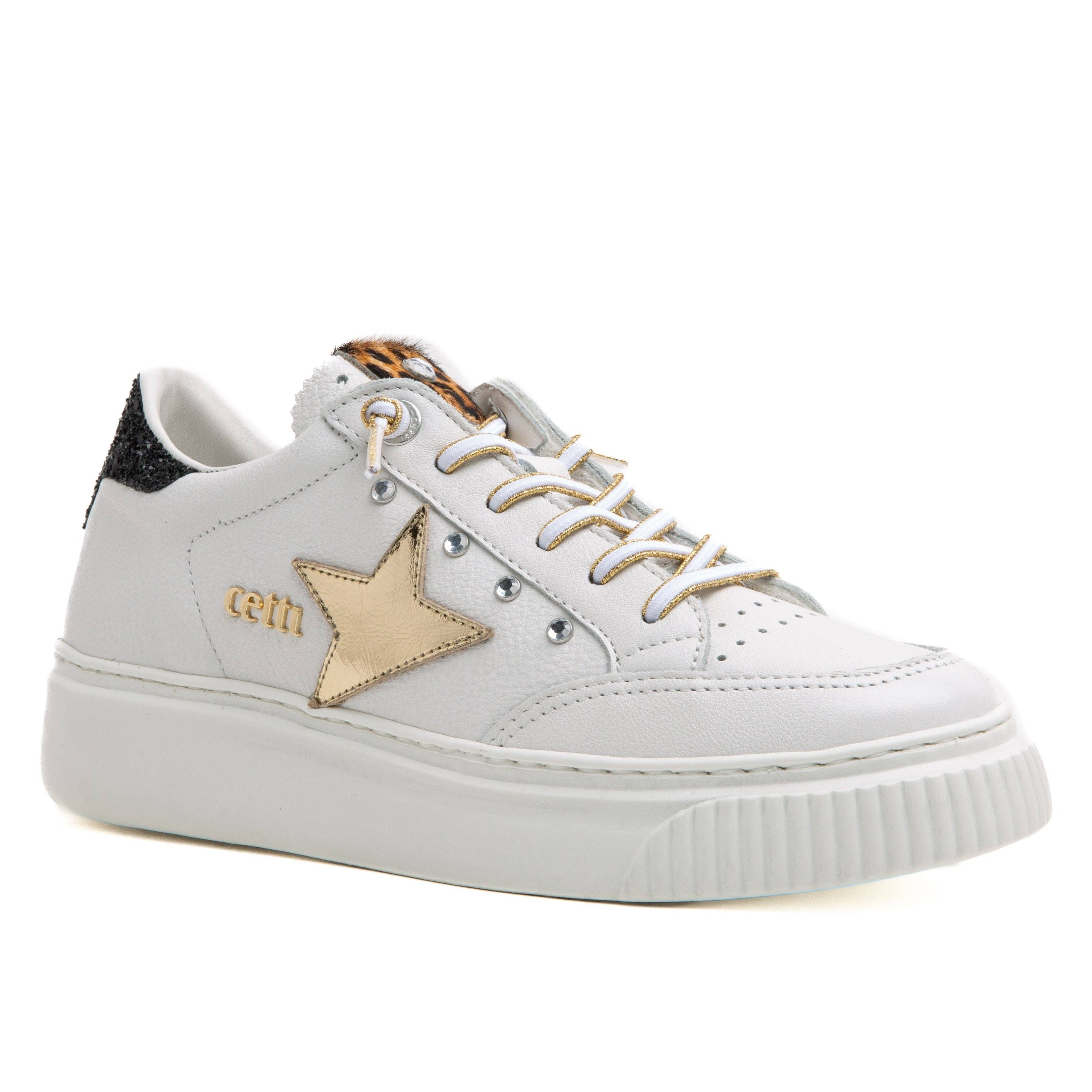 Blanco oro Cetti mujer zapatillas C-1320 SRA nature blanco-oro-tachas for wholesale on Faire2