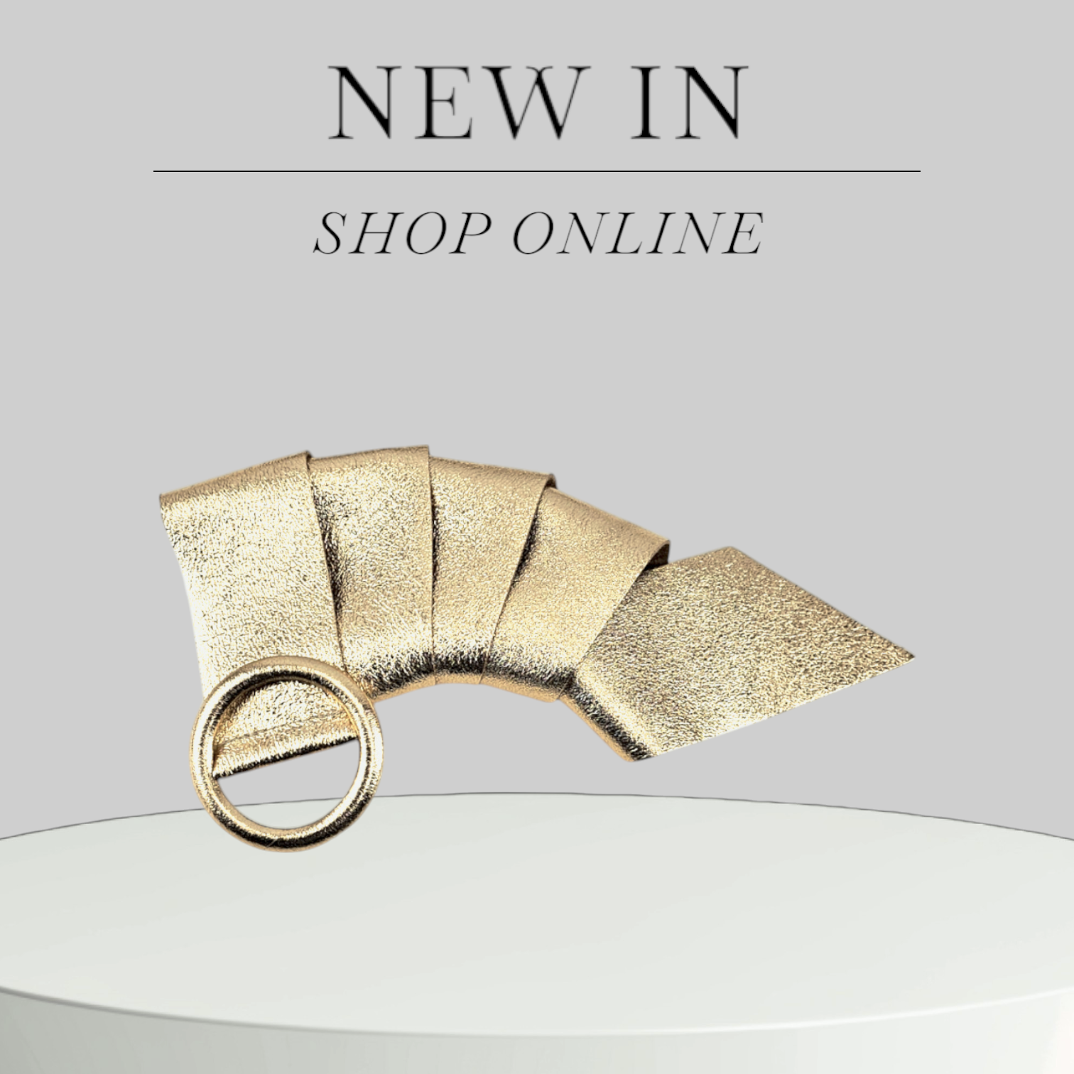 ITALIAN'S LEATHER – wholesale Belt – Women's – Claudia Cowhide Belt 22021827