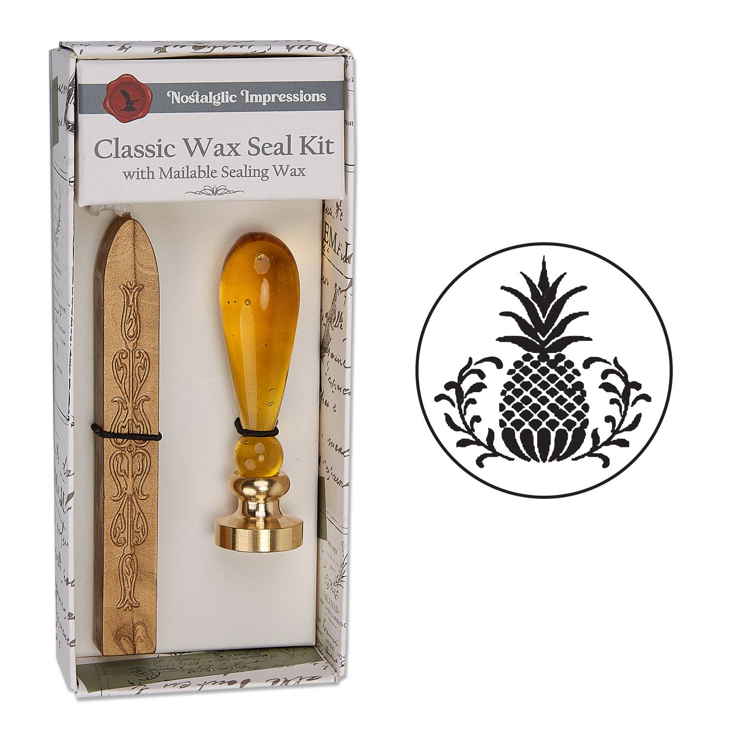 Freund Mayer & Co. - Wholesale Sealing Wax - Murano Glass handle Wax Seal Kits-12 popular symbols1