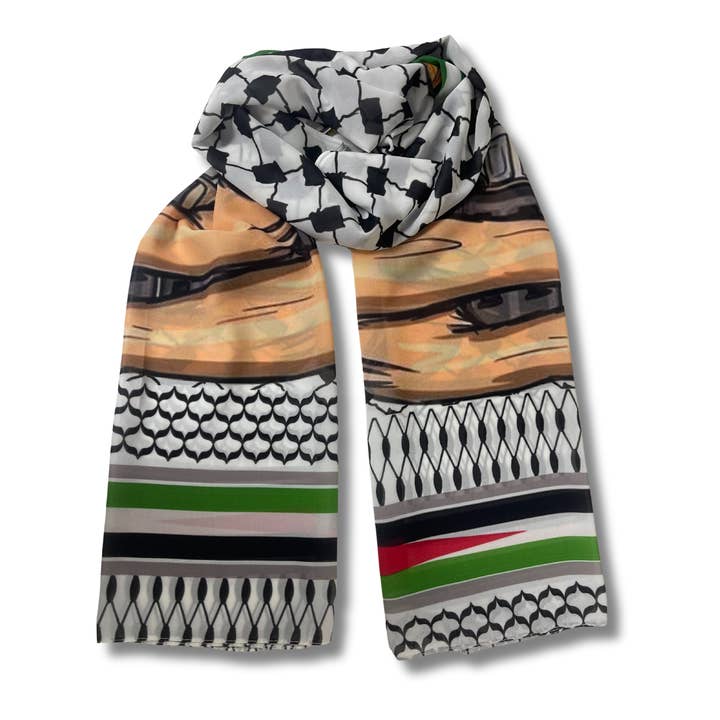 Palestinian Elegance - Wholesale Hijab - Women's - Printed Design Hijabs – Diverse Varieties3