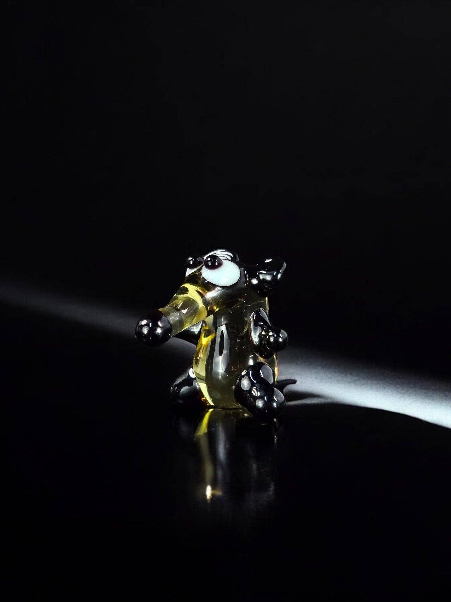 Glass by Iness - Vente Figurine décorative - Figurine d'oryctérope, mini-collection en verre, fait main en Ukraine