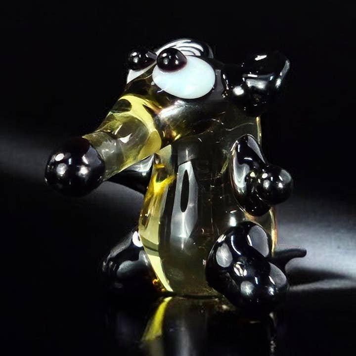 Glass by Iness - Vente Figurine décorative - Figurine d'oryctérope, mini-collection en verre, fait main en Ukraine0