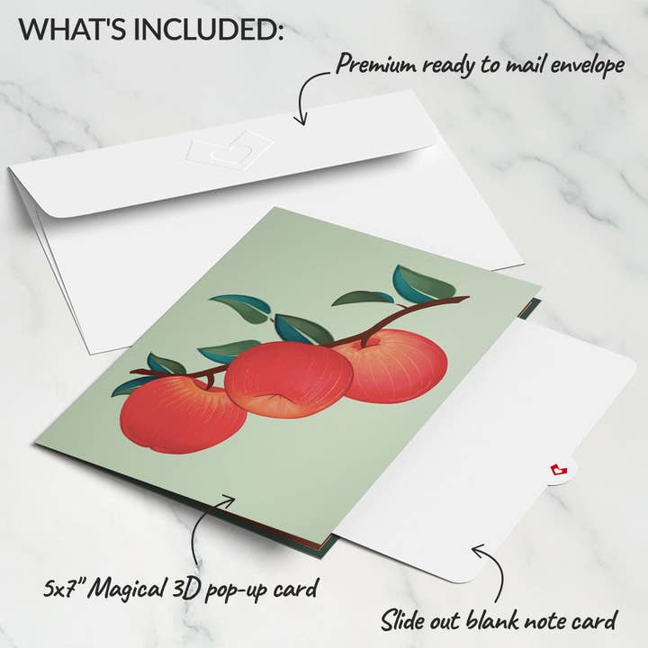Lovepop Cards - Wholesale Everyday Greeting Card - Apple Tree Pop-Up Card 5x7"5