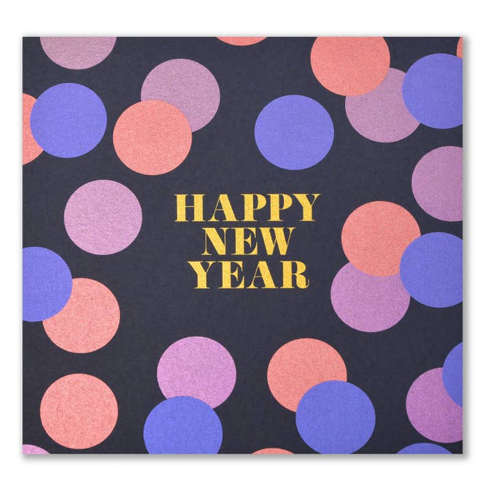 Confetti "HAPPY NEW YEAR" for wholesale by Bethge