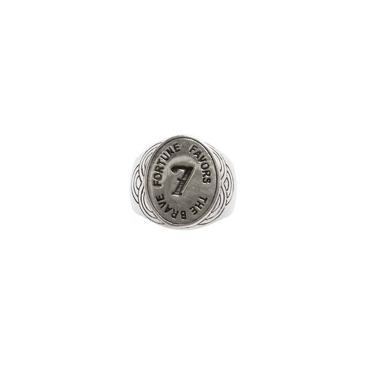 Fortune Favors The Brave Signet Ring for wholesale by Hunt Of Hounds