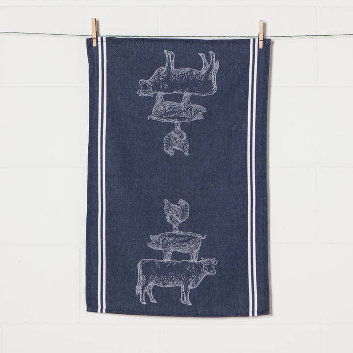 Now Designs by Danica - Wholesale Tea Towel - BBQ Jacquard Dishtowel