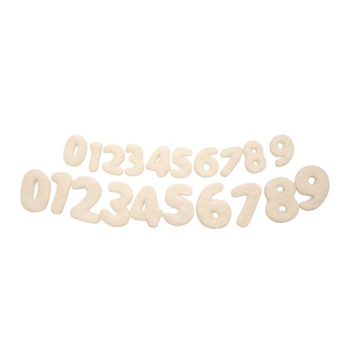 The Felt Pod - Wholesale Craft Supplies - Felt Numbers 0-9 Multiple Colors 2