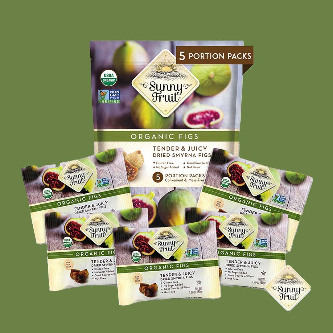 Sunny Fruit - Wholesale Dried/Dehydrated Fruit - Organic Dried Figs - Back to School Snacks, No Added Sugar1