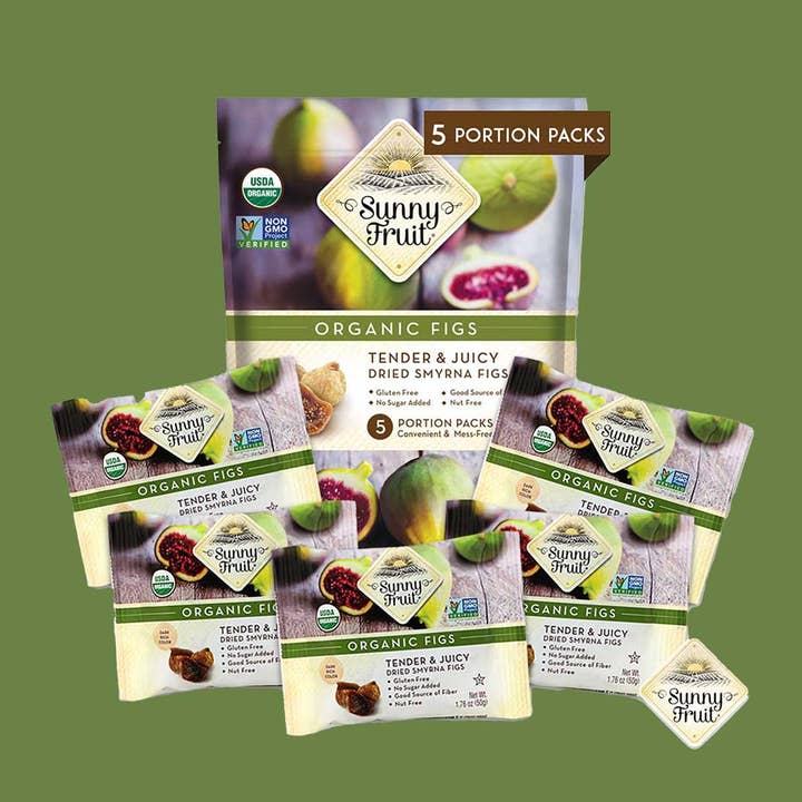 Sunny Fruit - Wholesale Dried/Dehydrated Fruit - Organic Dried Figs - Back to School Snacks, No Added Sugar1