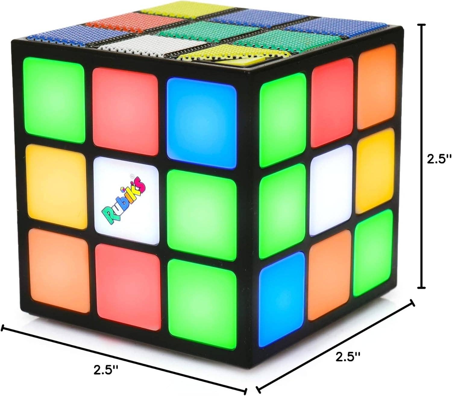Brand Partners Group - Wholesale Speakers - Rubik's Portable LED Light-Up Cube Bluetooth Speaker7