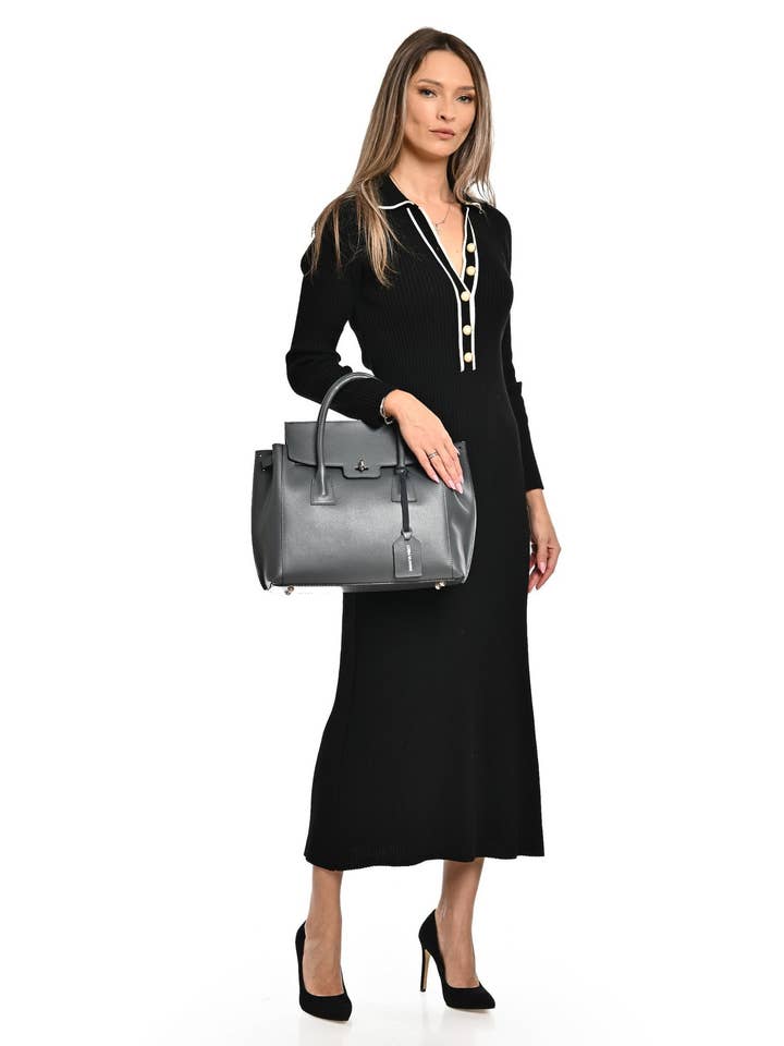 AW25 LV 479 GRIGIO voor wholesale door Luisa Vannini