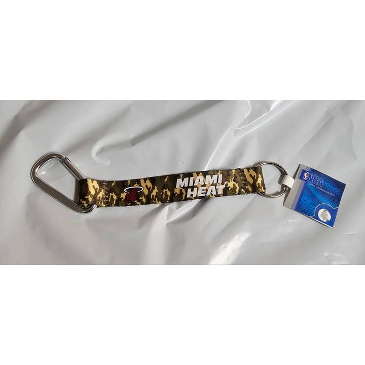 Porte-clés mousqueton camouflage NBA Miami Heat pour la vente par Majestic Sports