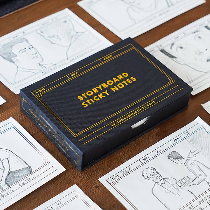 Storyboard Sticky Notes for wholesale by Film Pin Society