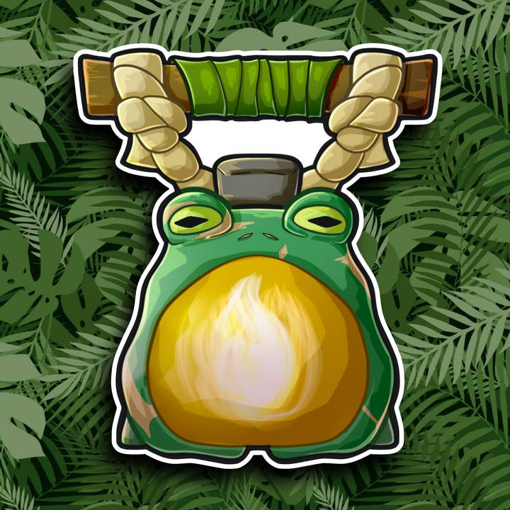 Autocollant en vinyle Frog Orb « Frorb » Sea of Thieves pour la vente par Colour Me Fun