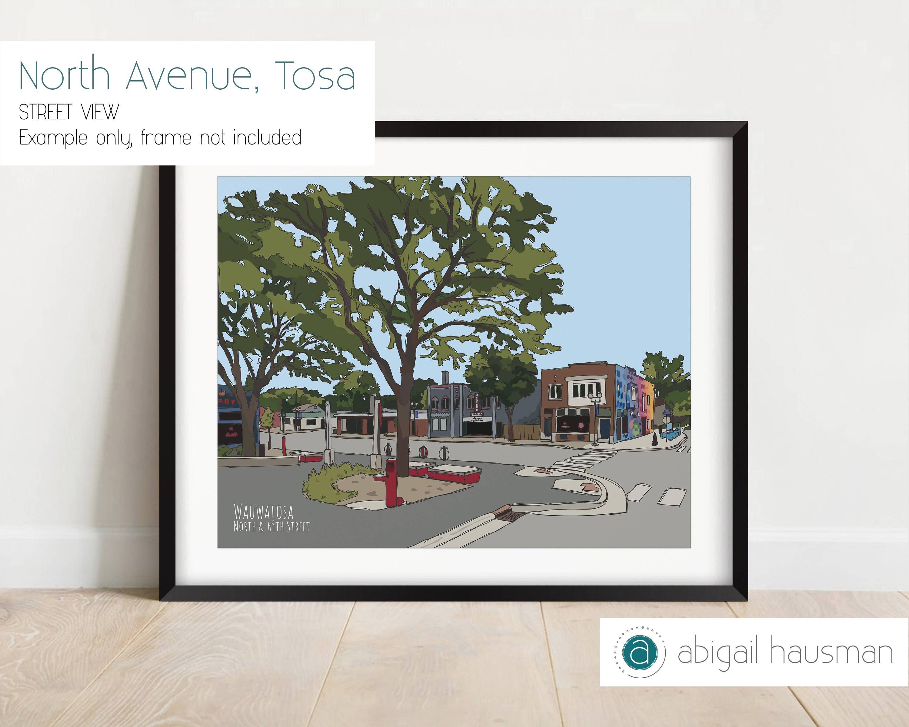 abigail hausman design & illustration - Wholesale Art Print - Wauwatosa 11x14 Prints (Variety of Designs)4