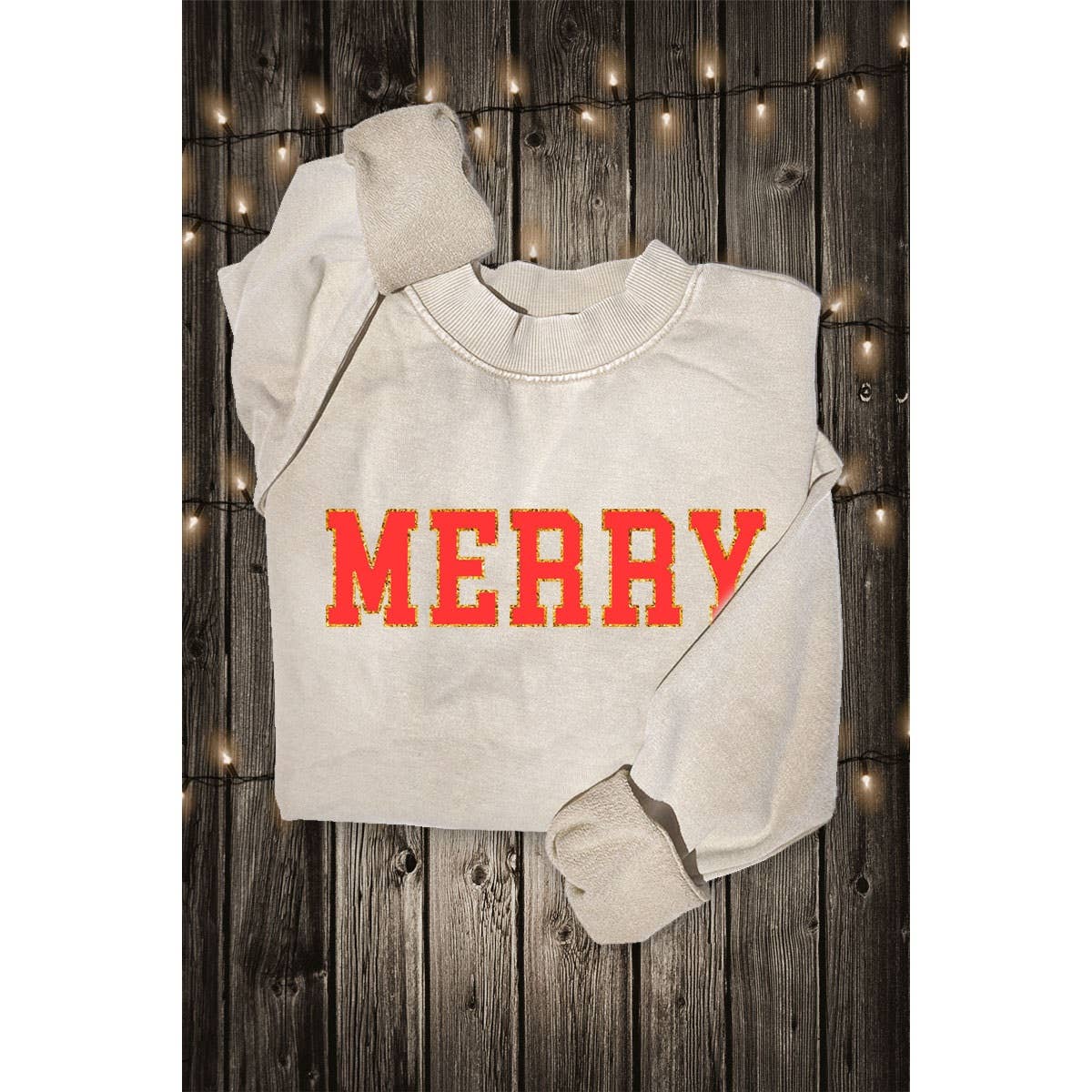 HRTandLUV - Wholesale Sweatshirt - Dames - MERRY GLITTER MINERAL GRAPHIC SWEATSHIRTS5