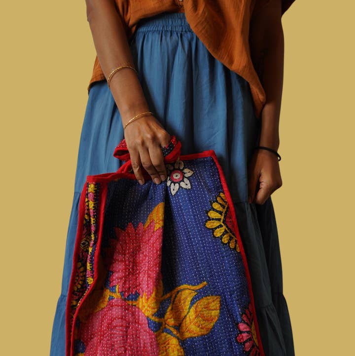 Annahmol - Wholesale Tote Bag - Women's - Vintage Textile one of a kind Cotton Totes4