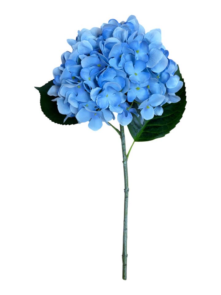18.5" Hydrangea Spray - Blue for wholesale by Tremont Floral Supplies