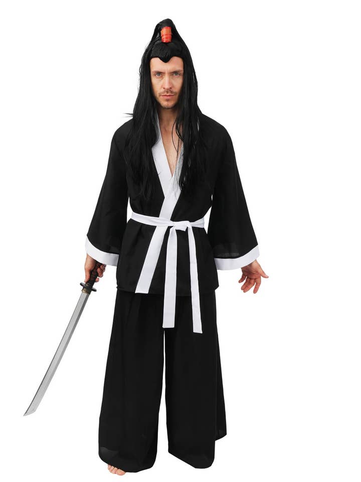 Costume kimono - noir - adulte - S/M pour la vente par P'tit Clown