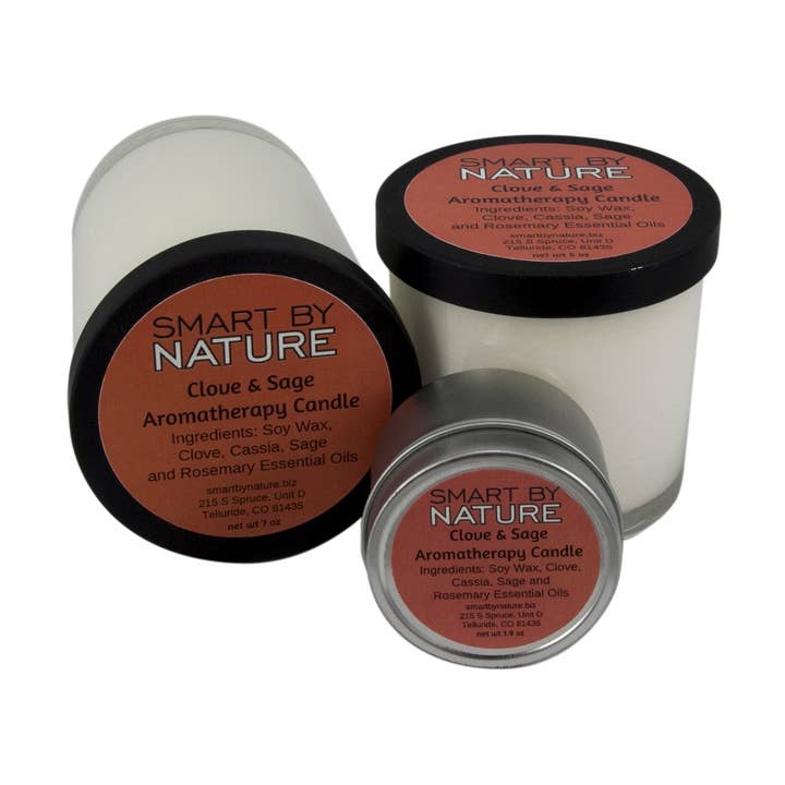 Clove & Sage Candle for wholesale by Smart by Nature
