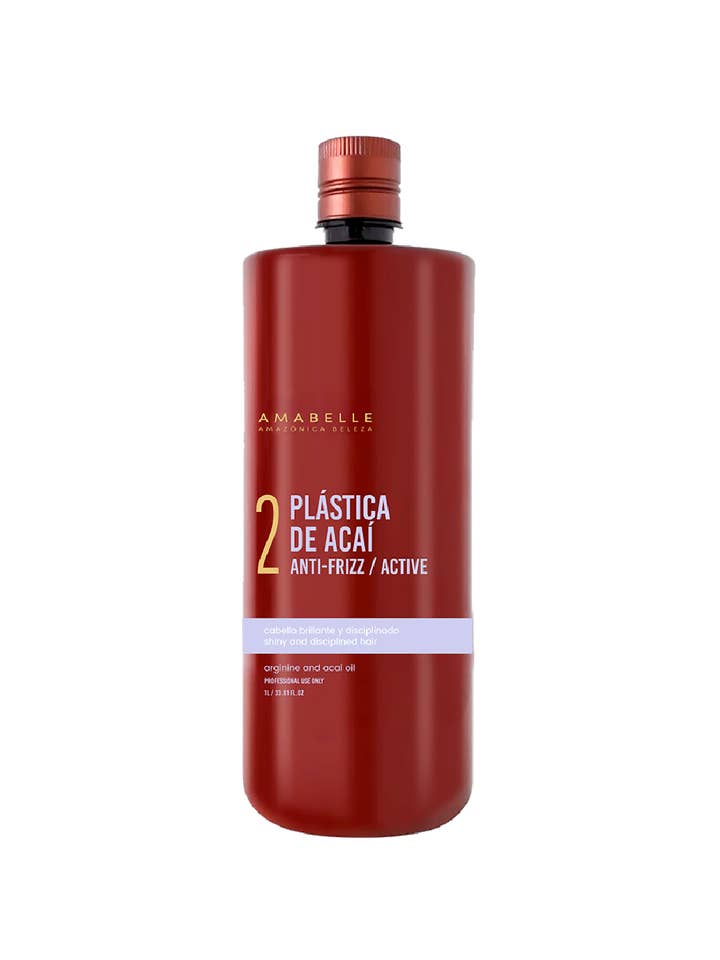 Keratin Step 2, Acai Plastic Smoothing Active, Well-Treated Hair for wholesale by Amazónica Beleza