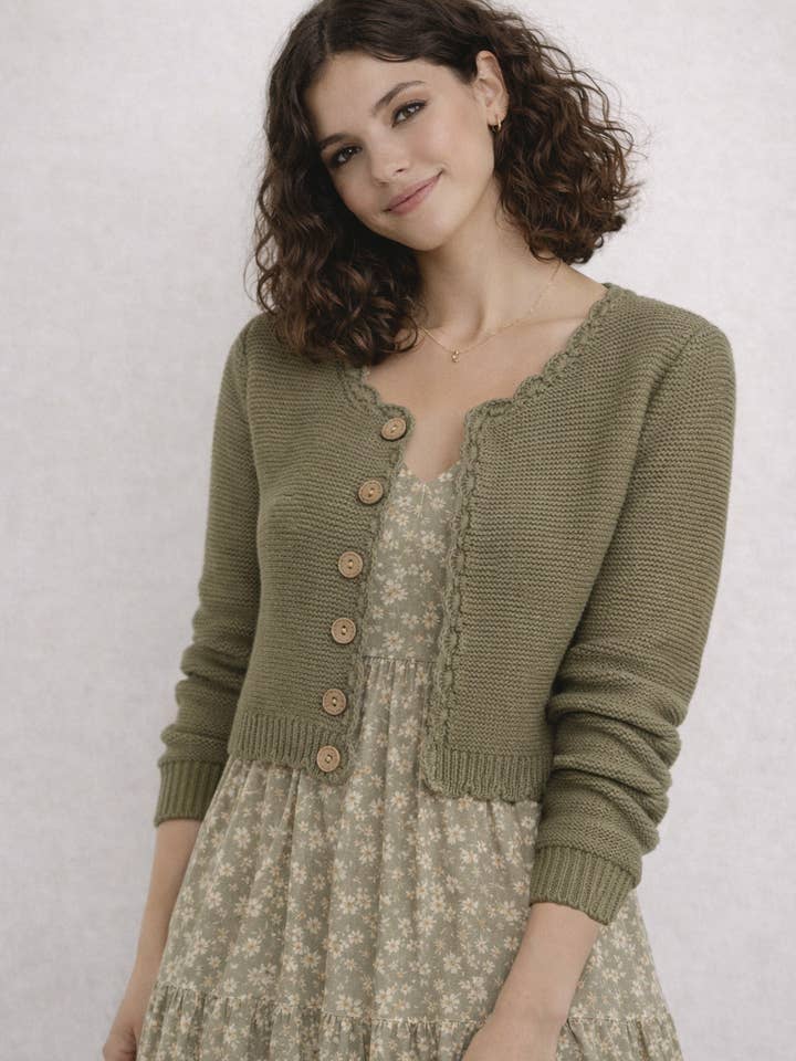 Ladies Sophia Sweater Cardigan for wholesale by OLIVE & CRADLE