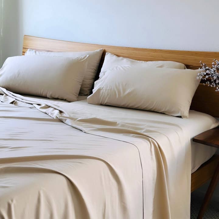 Bamboo Is Better - Wholesale Sheet Set - Copper Infused Bamboo Sheet Set - SUMMER SAND