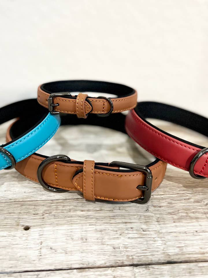 Genuine Leather Dog Collar Blank for wholesale by KW Custom Creations