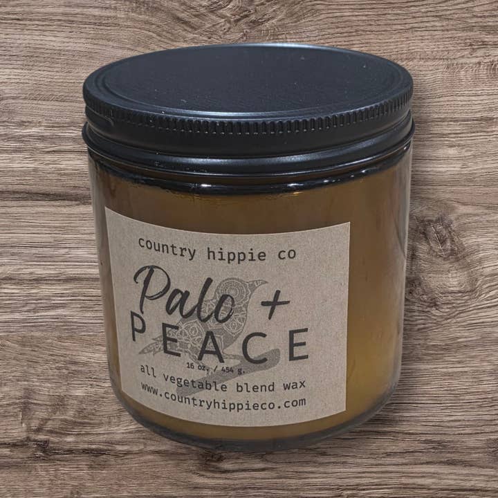 Palo + Peace 16 oz Apotheker-inspirierte Kerze für den Großhandel von Country Hippie Co.