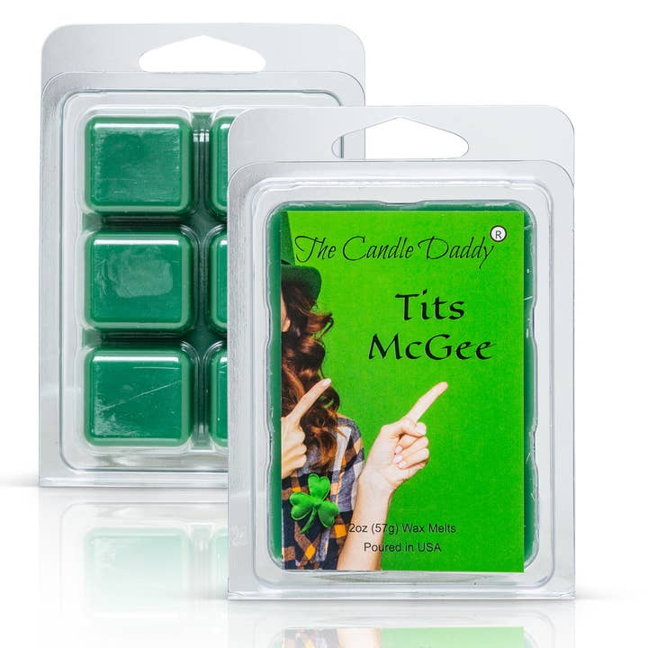 The Candle Daddy - Wholesale Wax Melt - Tits McGee - St. Patrick's Day Edition - Irish Apple Ale