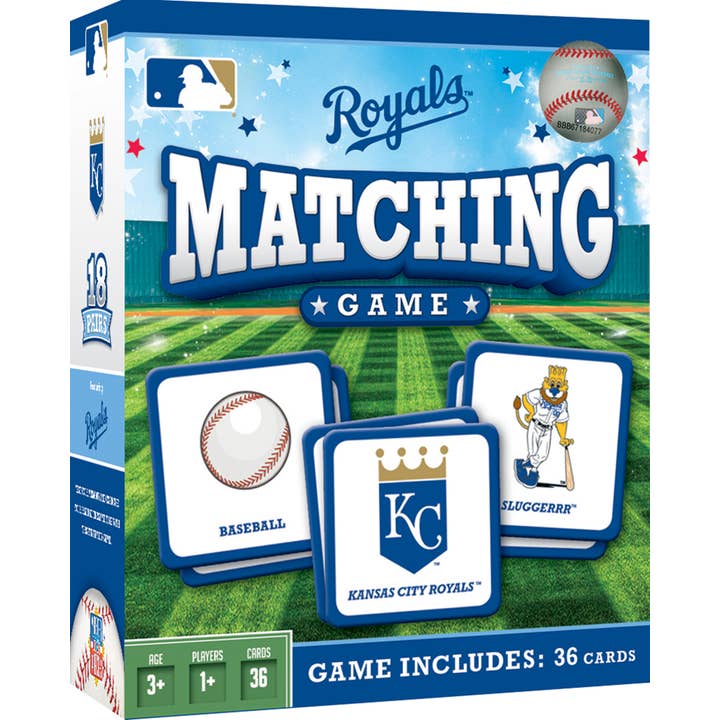 Kansas City Royals Matching Game for wholesale by Masterpieces Puzzles