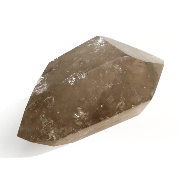 Smoky Quartz Double Terminated U#2 - 6 1/4"L for wholesale by Stonebridge Imports