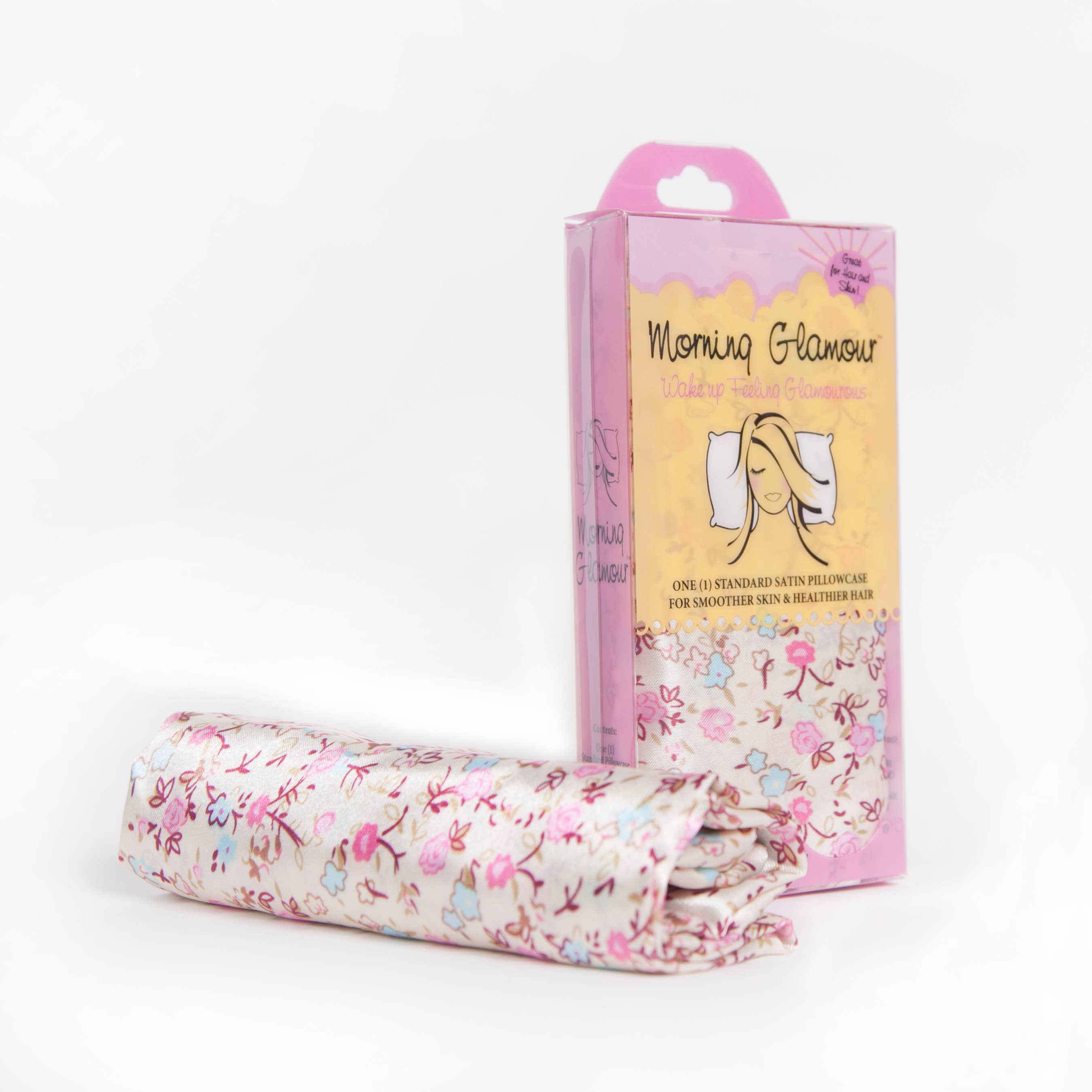 Morning Glamour - Vente Taies/housses d'oreiller - Taie d’oreiller satin standard/reine - essentiel pour le soin de soi, cadeau parfait24