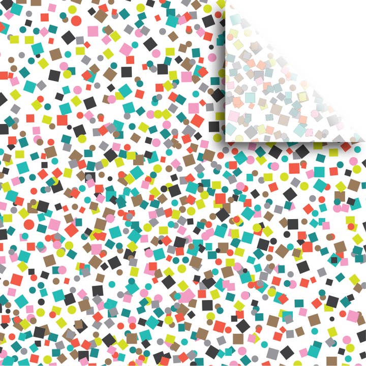 Jillson & Roberts - Wholesale Tissue Paper - Party Popper White Tissue - Printed