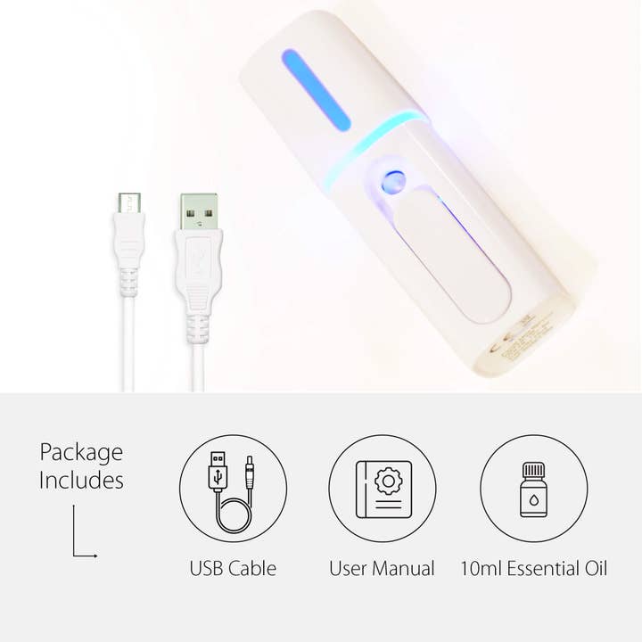 Greenair Inc. - Wholesale Elektronische diffuser - Mini Mist Personal Diffuser met beschermingsolie5