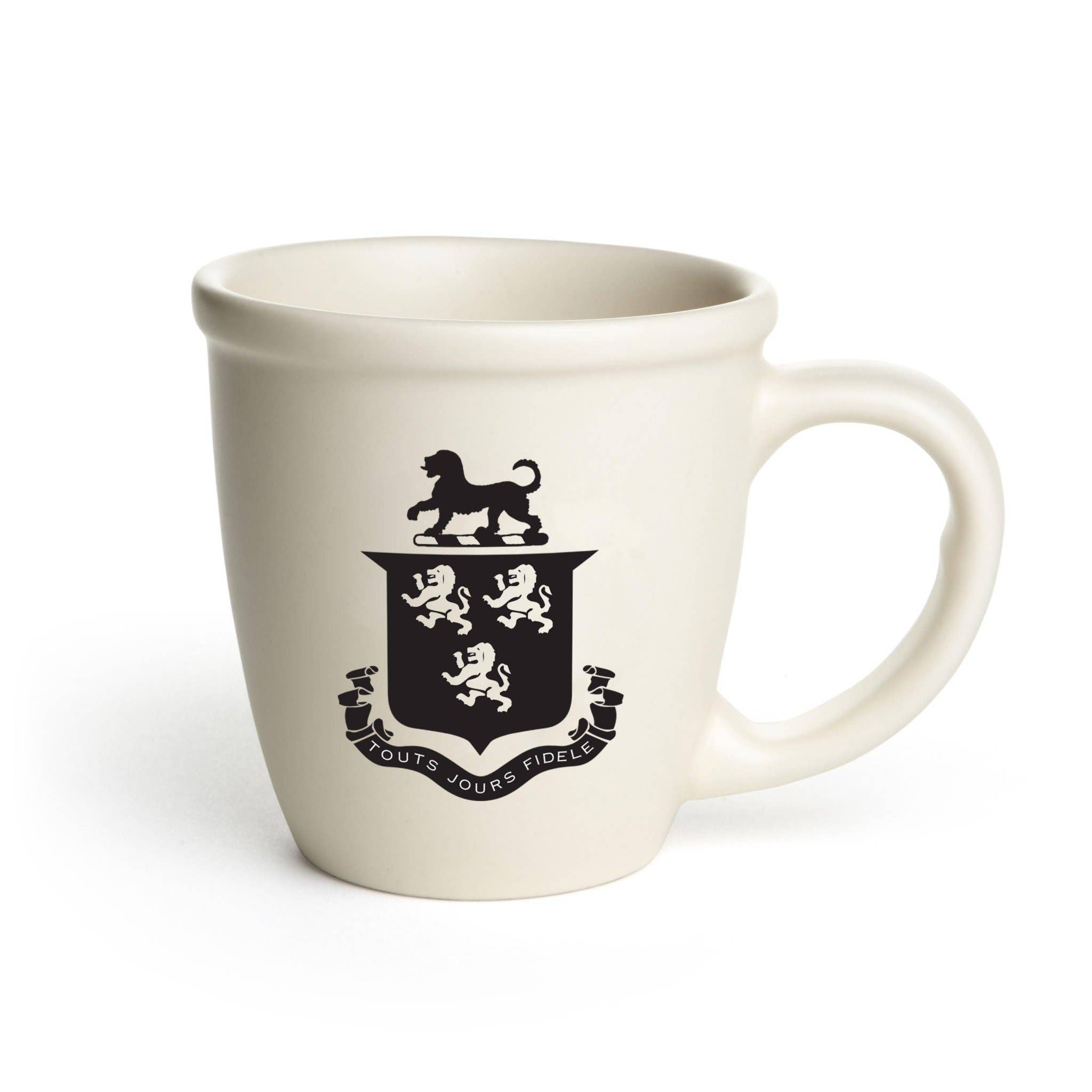 Mercantile 12 - Wholesale Coffee Mug - Custom BRAND OR LOGO 14 oz Matte Cream Ceramic Bistro Mug 9