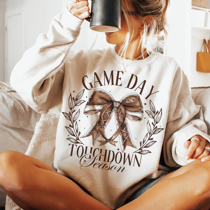 Sweatshirt voor Gameday voor wholesale door TCC Boutique