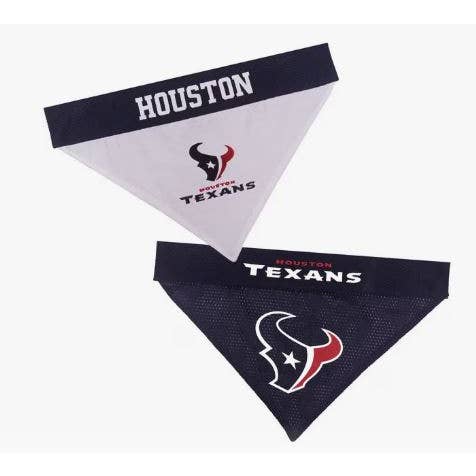MVPDOGS.com - Vendita all'ingrosso Bandana - Cani - Bandana Reversibile NFL Houston Texans