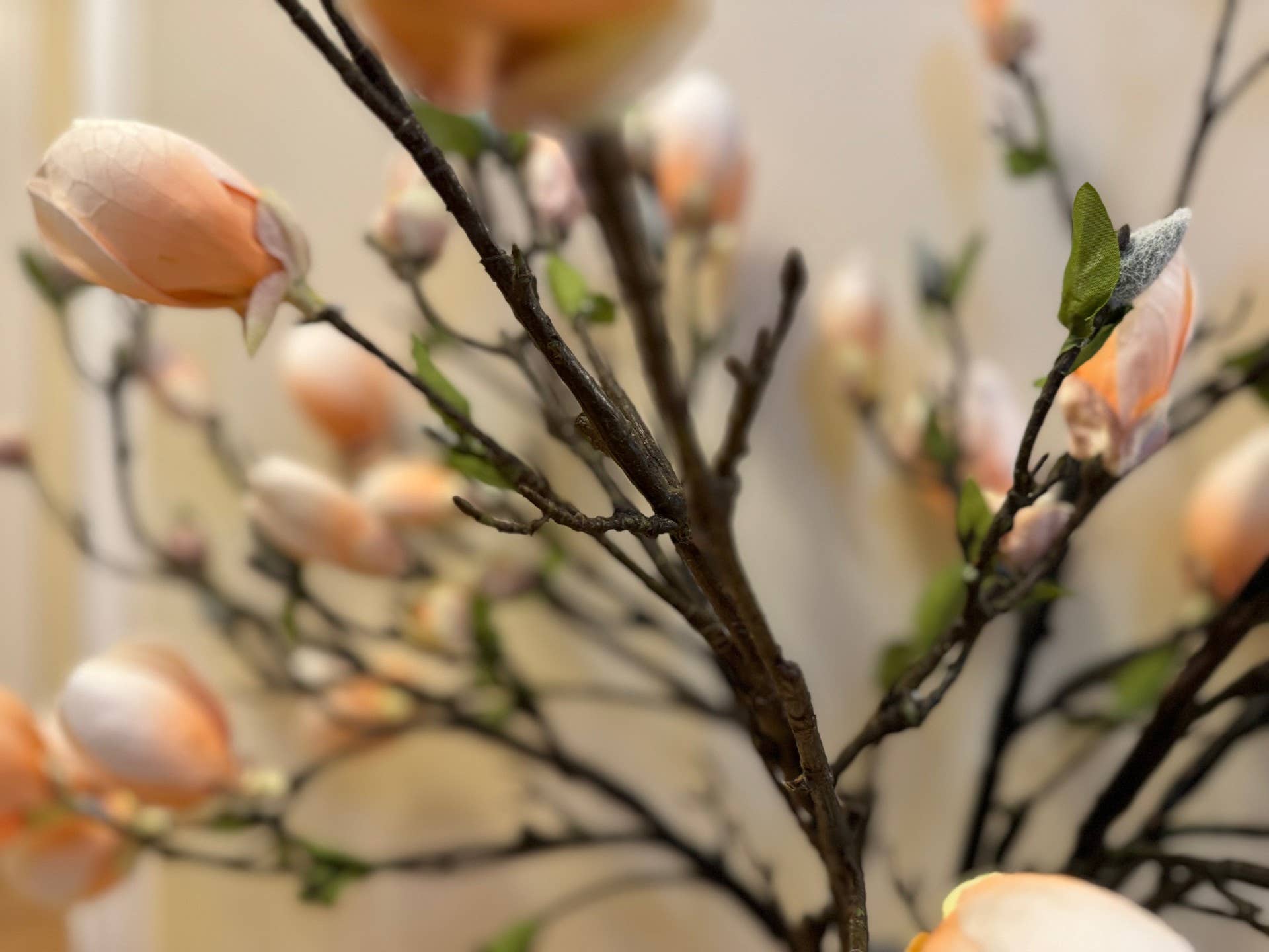 One Way Home – Flores artificiais por atacado – Flores de Magnólia Premium Falsas, Galhos de Árvore de Magnólia Artificial3