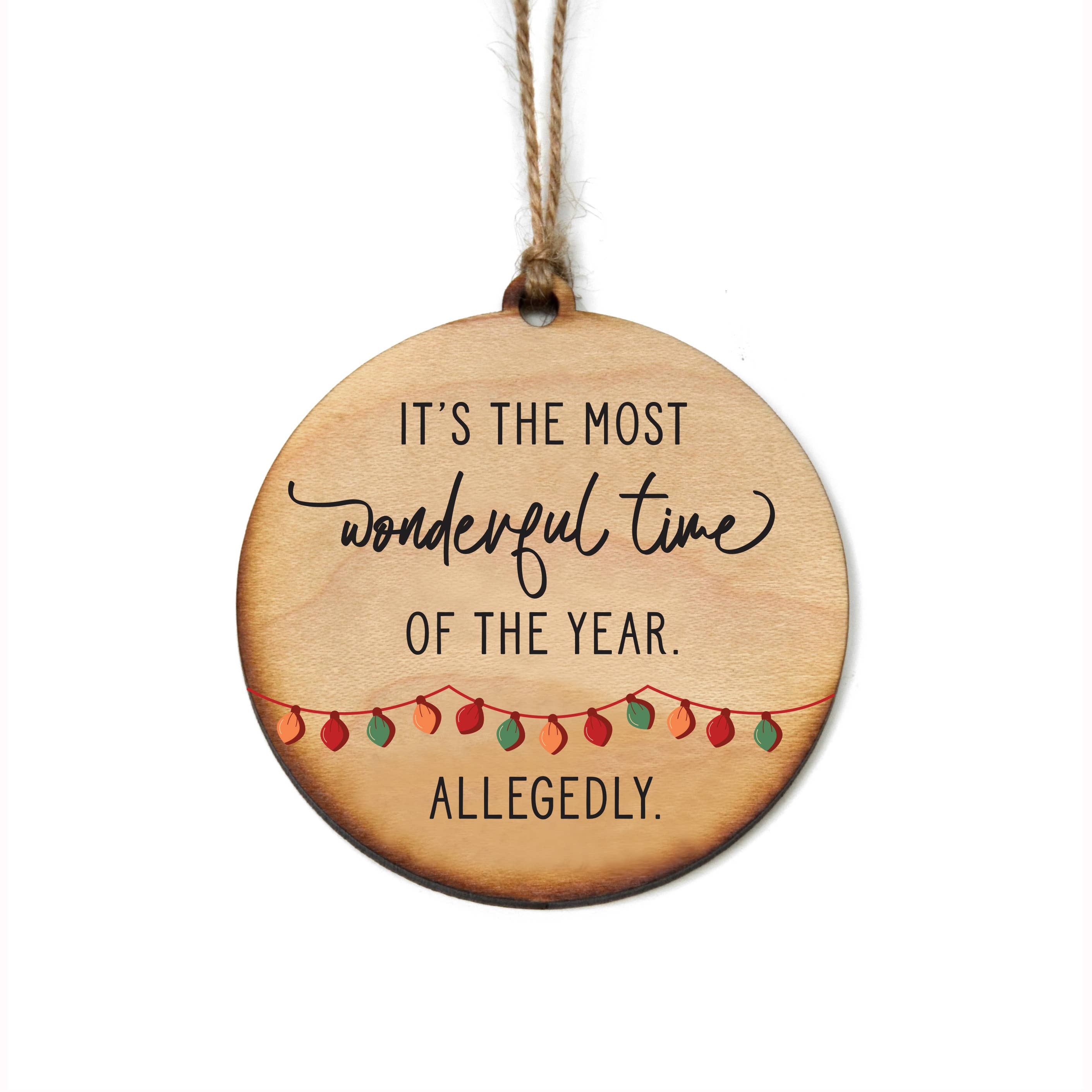 Driftless Studios - Wholesale Ornament - It's the Most Wonderful time Ornaments - Holiday Decor
