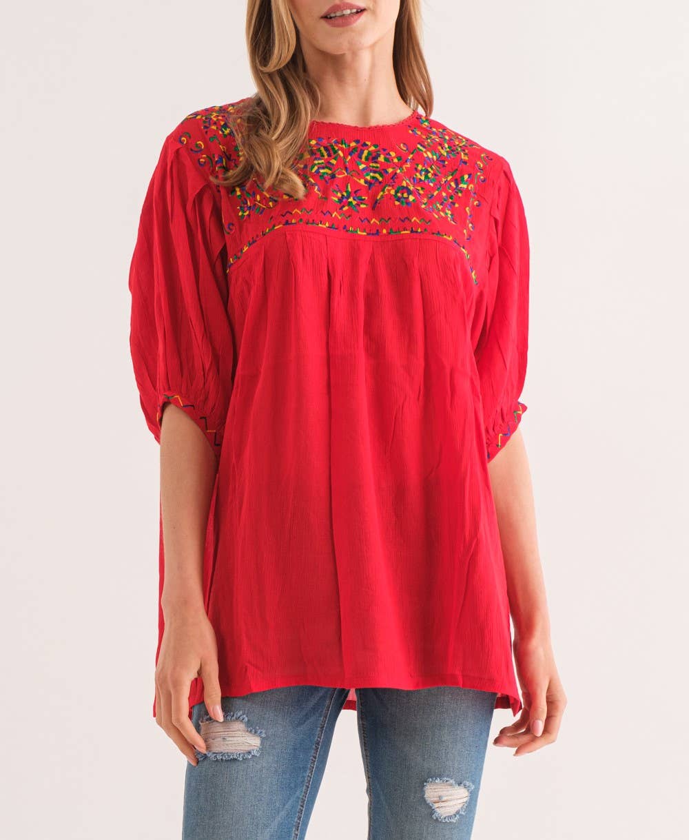 Raj Trading & Imports (USA) Inc. - Vendita all'ingrosso Camicetta - Donna - Top Ricamato Miley10