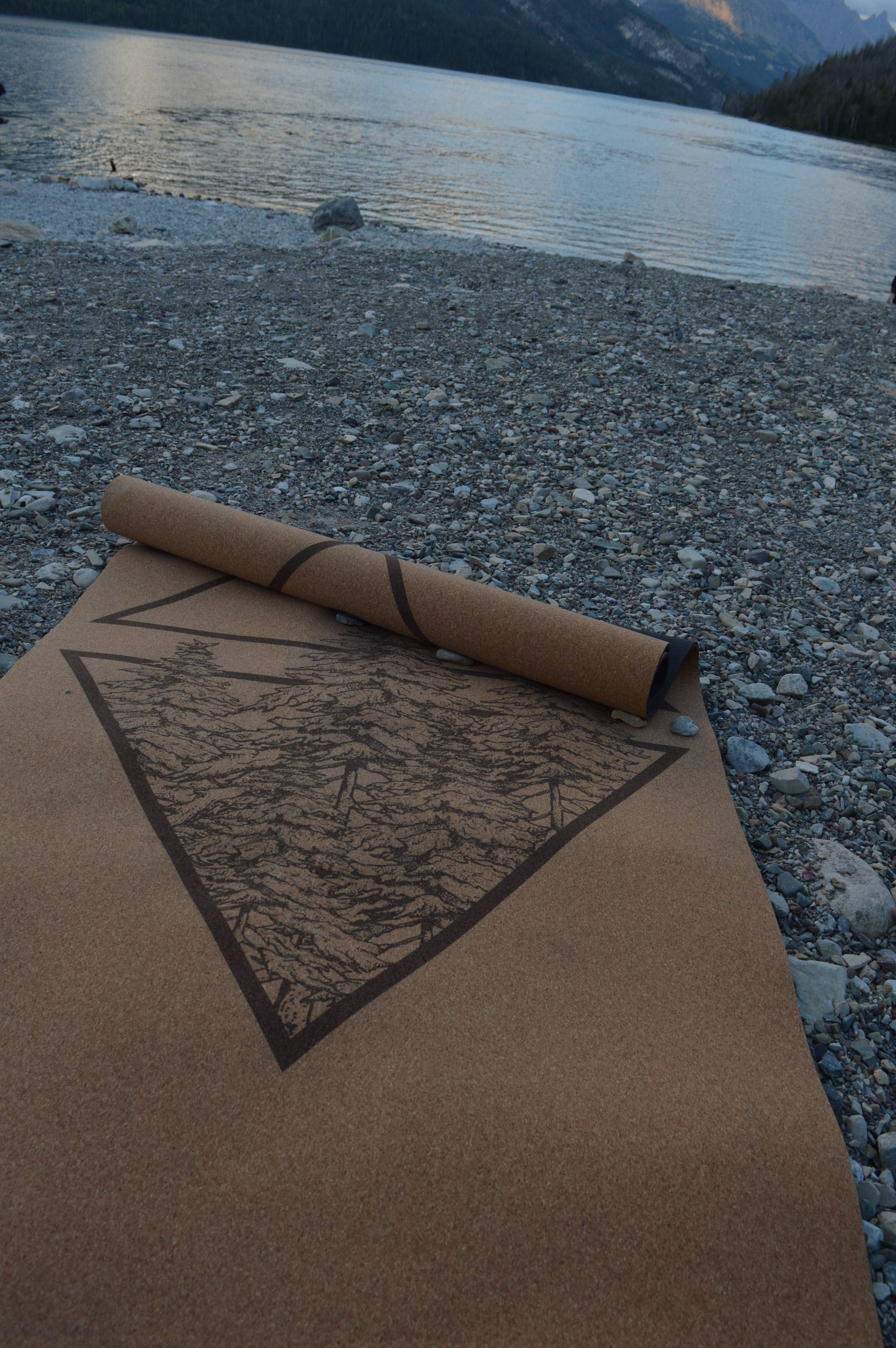 genYOUine - Wholesale Yoga Mat - Cork Yoga Mat - Forest3