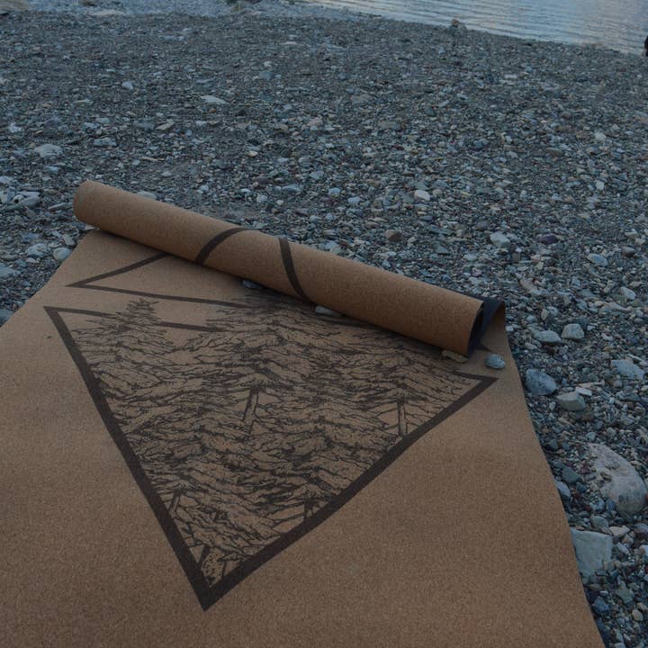 genYOUine - Wholesale Yoga Mat - Cork Yoga Mat - Forest3
