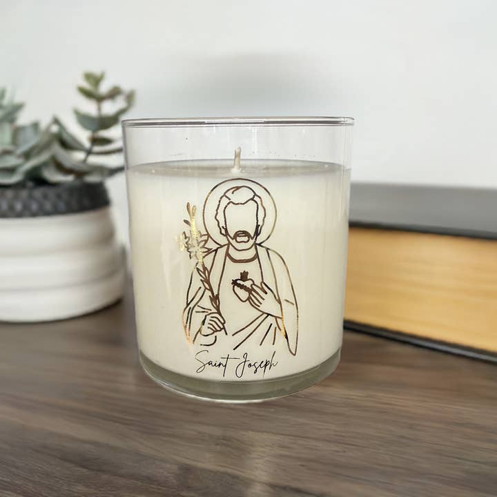 Pax Rosa - Wholesale Jar/Filled Candle - Saint Joseph Candle1