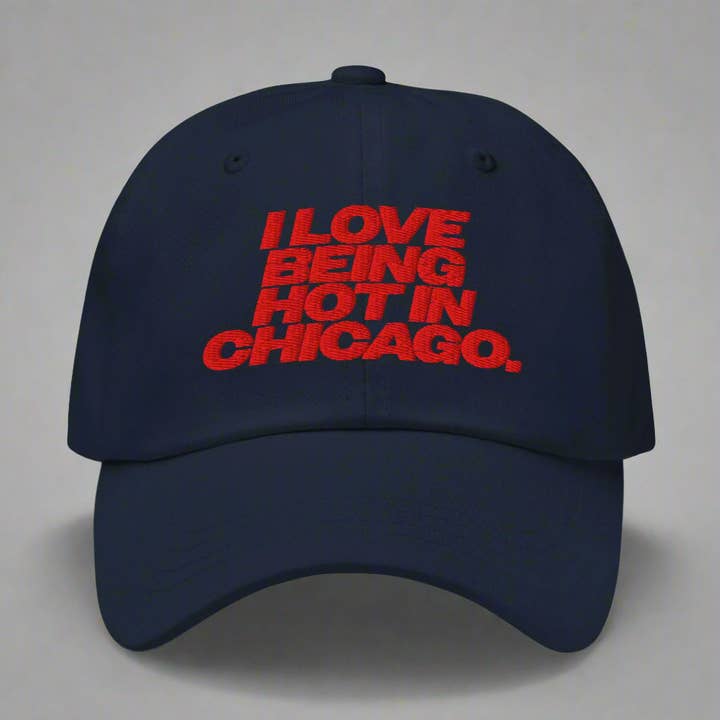 Jeg elsker at være hot i Chicago far-hat for engroshandel hos YES HOMO